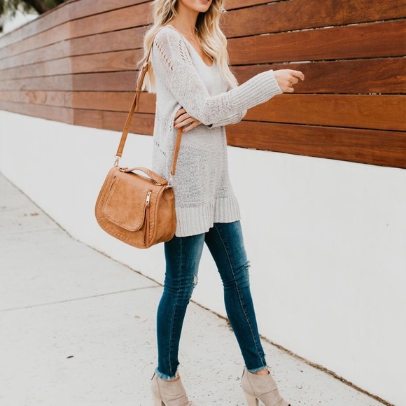 Vici Tops - NEW VICI Life’s a Journey Open Knit Top